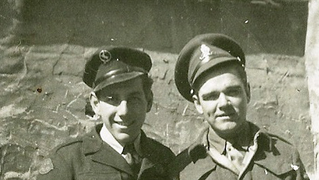 My brother Ermanno in the Istrian foibe with the English exhuming bodies