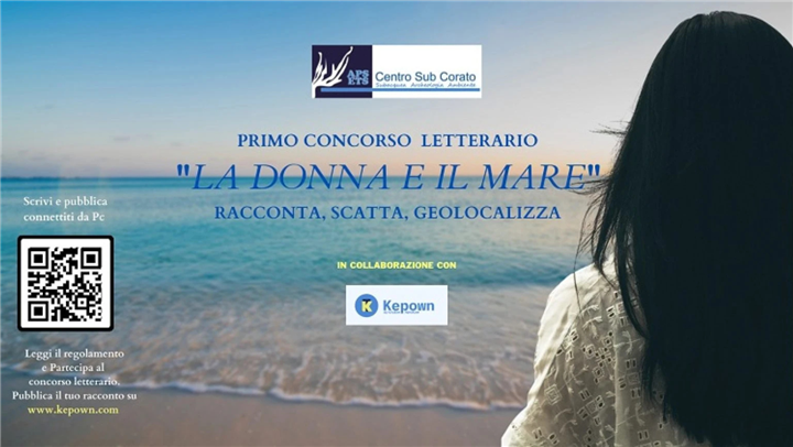 “La donna e il mare”, il primo premio letterario digitale in collaborazione con Kepown