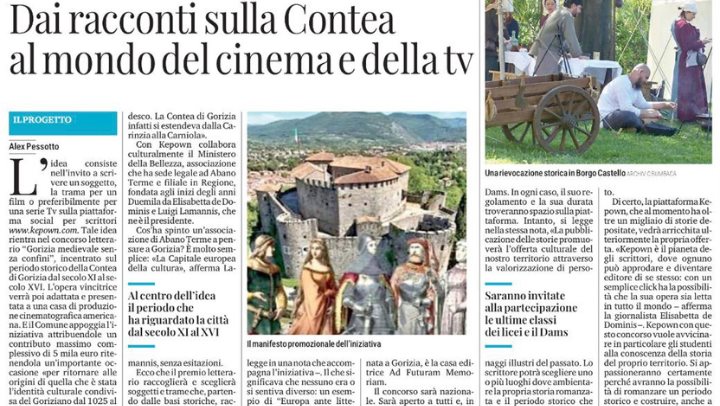Kepown su Il Piccolo: la Gorizia medievale prende vita in un film